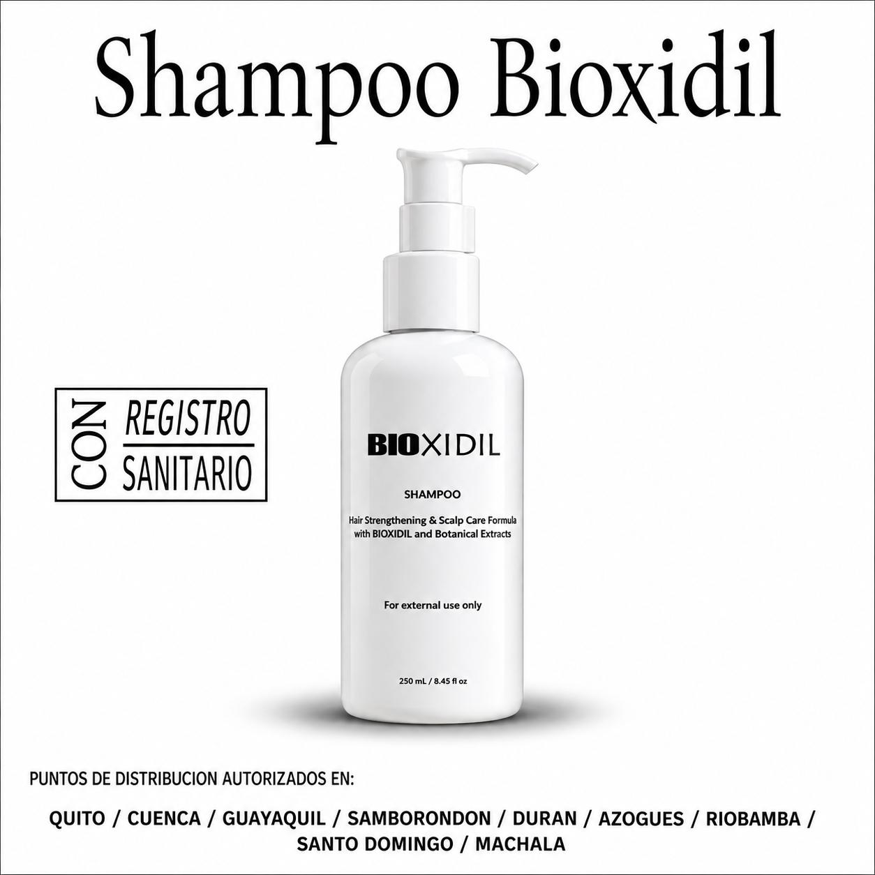 BIOXIDIL® Shampoo Fortificante con Minoxidil y Extracto de Bergamota - Imagen 2